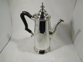 Antique Sterling Silver Coffee Pot Mappin Bros Sheffield C 1896 United Kingdom