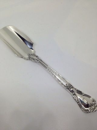 Gorham Chantilly Sterling Silver Cheese Scoop - Old Marks - Monogram - 6 "
