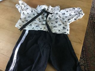 Vintage Cabbage Patch Doll Clothes Outfit Black And White