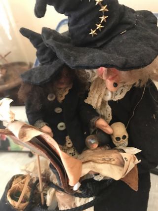 Kim Klaus Ooak Handmade Witch/child Doll Antique Vintage Primative Halloween