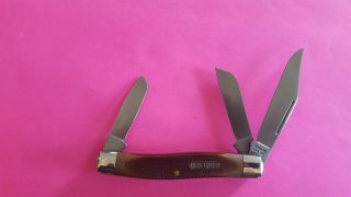 Vintage Schrade Usa Old Timer 8ot Pocket Knife,  Three (3) Blade Beauty