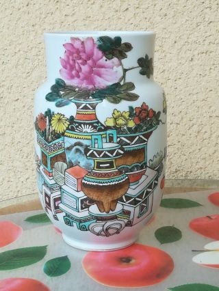 19th Century Chinese Porcelain Vase Signed Xu Pinheng