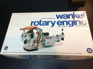 Vtg Entex Mazda Wankel Rotary Engine Model Kit 1/5th Scale Batteries Required