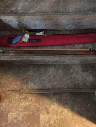 Vintage Durrefin Red Leaf Maple Sneaky Pete Pool Cue With Case