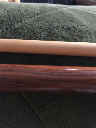 Vintage Durrefin Red Leaf Maple Sneaky Pete Pool Cue With Case 3