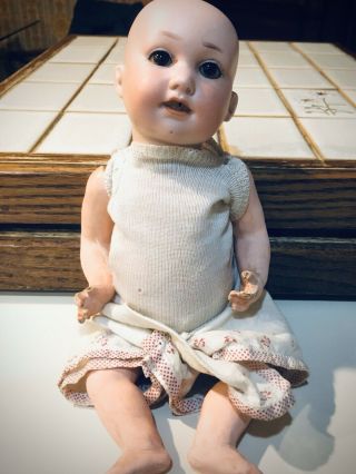Rare Antique Armand Marseille Am Character Baby Doll 10” G329b A4/0m Dpcm