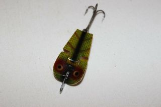 Vintage Heddon Tiny Stingaree 1 1/2 " Fishing Lure Perch Vg,