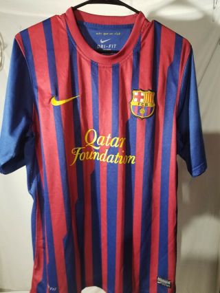 Nike Fc Barcelona Messi Jersey Size Medium