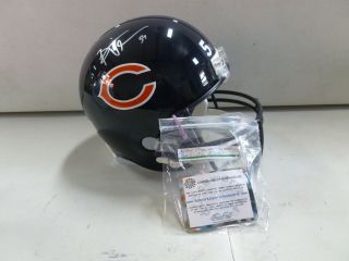 Brian Urlacher Chicago Bears Autographed Full Size Helmet With Cert