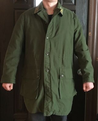 Vintage Swedish Military Winter Parka With Liner