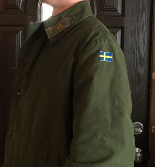 Vintage Swedish Military Winter Parka With Liner 3