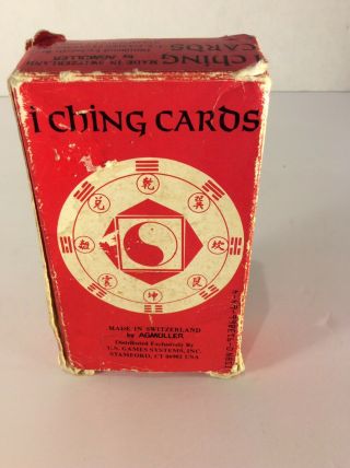 Vintage 1971 I Ching Tarot Card Deck By Agmuller Switzerland Pre Owned
