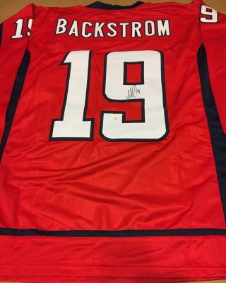 Nicklas Backstrom Washington Capitals Signed Jersey