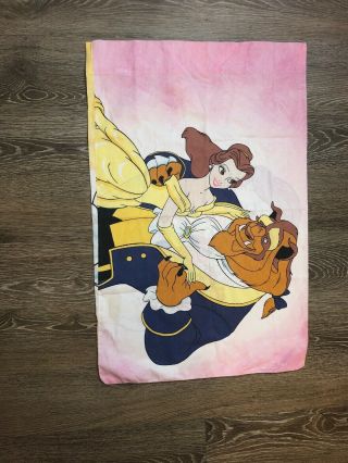 Vintage Disney Princess Beauty And The Beast Standard Pillowcase Belle
