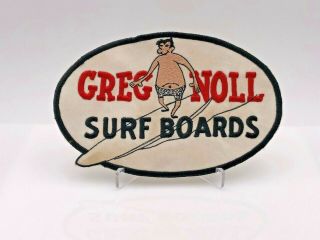 Vintage Greg Noll Surfboard Surfer Jacket 7 " Patch Longboard Hermosa