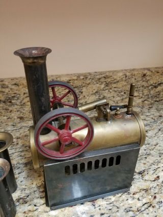 Antique Ernst Plank Germany model steam engine with double 2.  5 