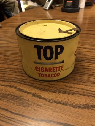 Vintage Empty Top Cigarette Tobacco Tin
