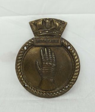 Hms Indomitable (92) Bronze Ships Badge