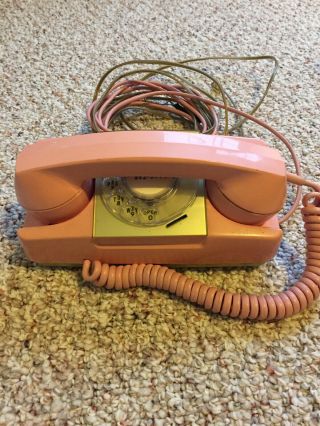 Vintage Gte American Electric Pink " Starlite " Princess Style Rotary Telephone