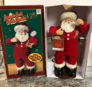 Vintage 1998 Jingle Bell Rock Santa Animated Dancing Musical Santa Edition 1