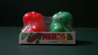 Vintage 1985 Willy Wonka Christmas Nerds Candy Dispensers In Package