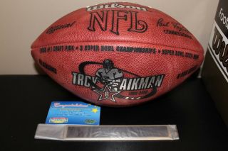 Wilson Troy Aikman Career Autographed Football Limited Edition 116/2000