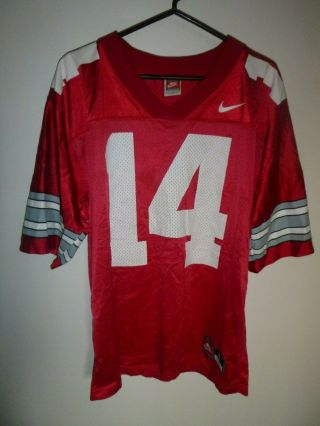Ohio State Buckeyes Football Nike Jersey 14 Size Medium