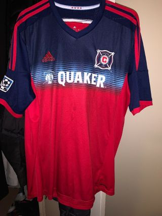 Chicago Fire Adidas Size XL Mens Jersey Soccer 2