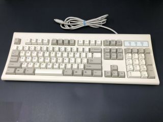 Vintage Microsoft Kbd - Win95 Wired Mechanical Click Keyboard 5 Pin Din