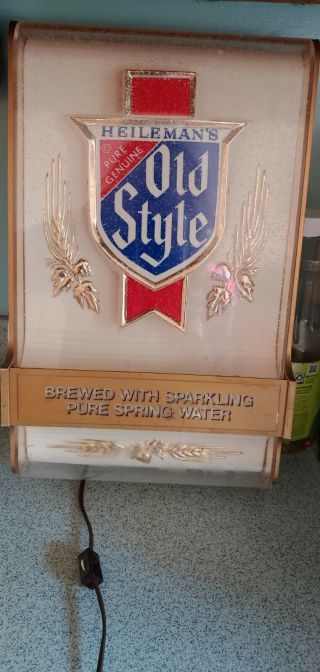 Vintage Old Style Beer Sign 60 