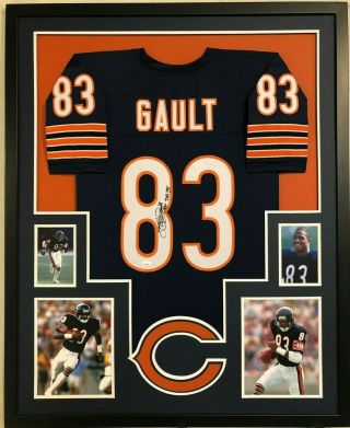 Framed Chicago Bears Willie Gault Autographed Signed Inscribed Jersey Jsa