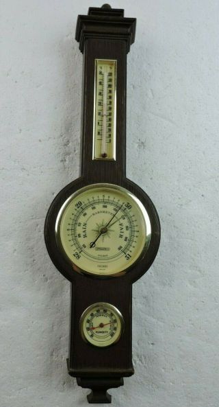 Vintage Springfield Weather Station Wall Hanging Type 20 " Tall Art Deco 1970 