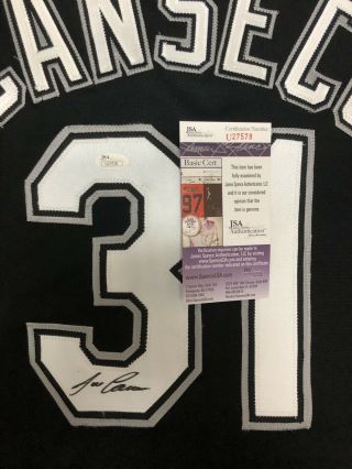 Jose Canseco Signed Chicago White Sox Jersey JSA Authenticated 2
