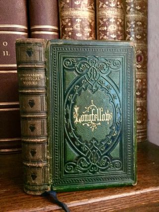 1862 The Poetical Of H.  W.  Longfellow - With 7 Leaves Of Plate
