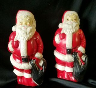1968 Vintage Blow Mold Santas - Empire Plastic Corp.