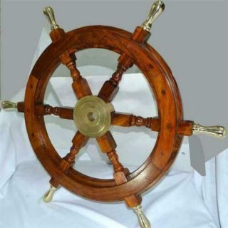 Antique Maritime Nautical Wheels Wooden Ship Wheel Vintage Unique Decorative