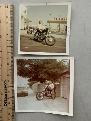 MOTORCYCLE MOMMA CHOPPER 6 VINTAGE 1970 ONE OF A KIND PHOTOS 2