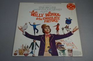 Vintage Willy Wonka And The Chocolate Factory 33 1/3 Rpm Record Album