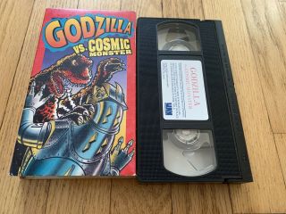 Godzilla Vs Cosmic Monster Vhs Rare Vintage