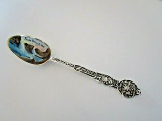 American Sterling Silver & Enamel Souvenir Spoon,  Twin Falls,  Idaho 2