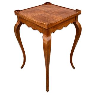 Vintage Walnut Side Wine Table By Hekman Furniture