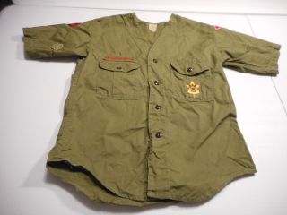 Vintage Boy Scouts Of America Uniform Shirt Houston Texas 54 (40 