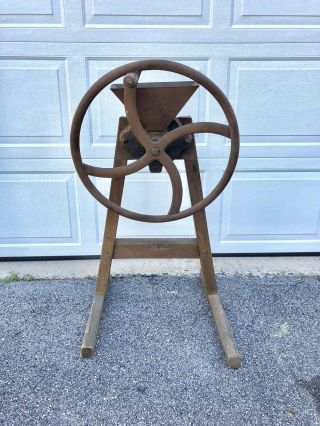 Antique Pre Civil War Swifts Coffee Mill Grinder No.  3 Patented Aug 16 1845
