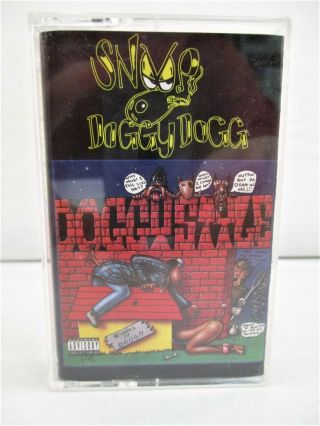 Vintage Snoop Doggy Dogg Doggystyle Cassette Tape 1993 Uncensored
