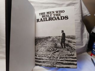Cmt - The Men Who Built The Railroads,  Hardcover Book By Aaron E.  Klein