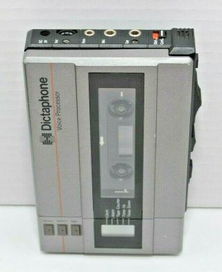 Vintage Dictaphone Model 2253 Voice Processor Tape Recorder Cassette