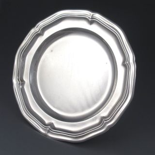 Vintage French Christofle Gallia Silver Plate Cocktail Cheese Serving Plate