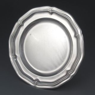Vintage French Christofle Gallia Silver Plate Cocktail Cheese Serving Plate 2
