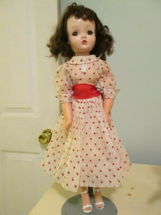 Vintage Madame Alexander Cissy Doll 20 " All Tagged Dress