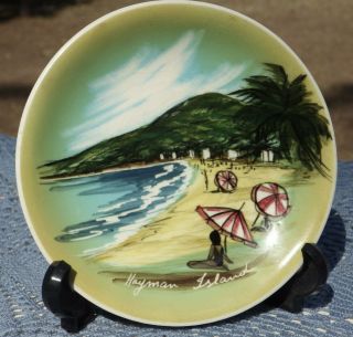 Vintage Studio Anna Souviner Ware Hayman Island Plate